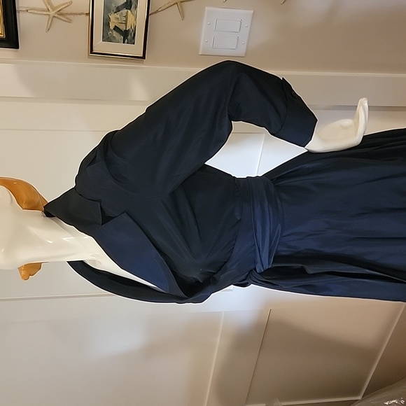 JOANS NEW YORK wrap party event Dress sz 10 - Picture 3 of 13